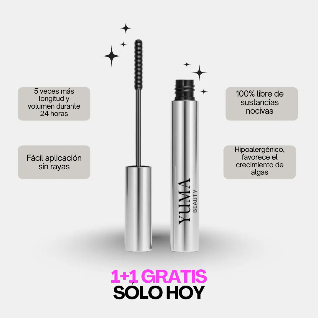YumaBelleza| Mascara de pestañas alargadora y nutritiva natural